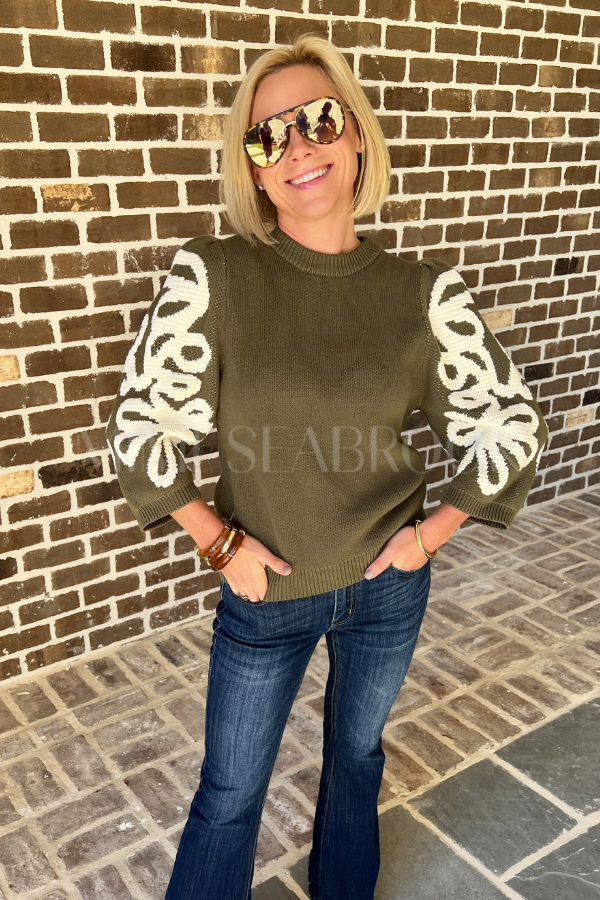 Ellianna sweater, olive
