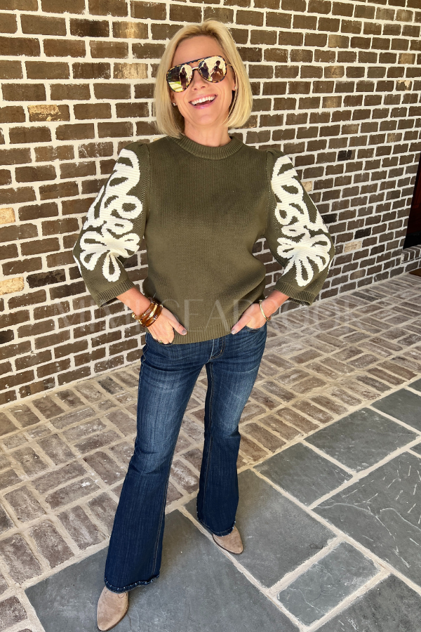 Ellianna sweater, olive