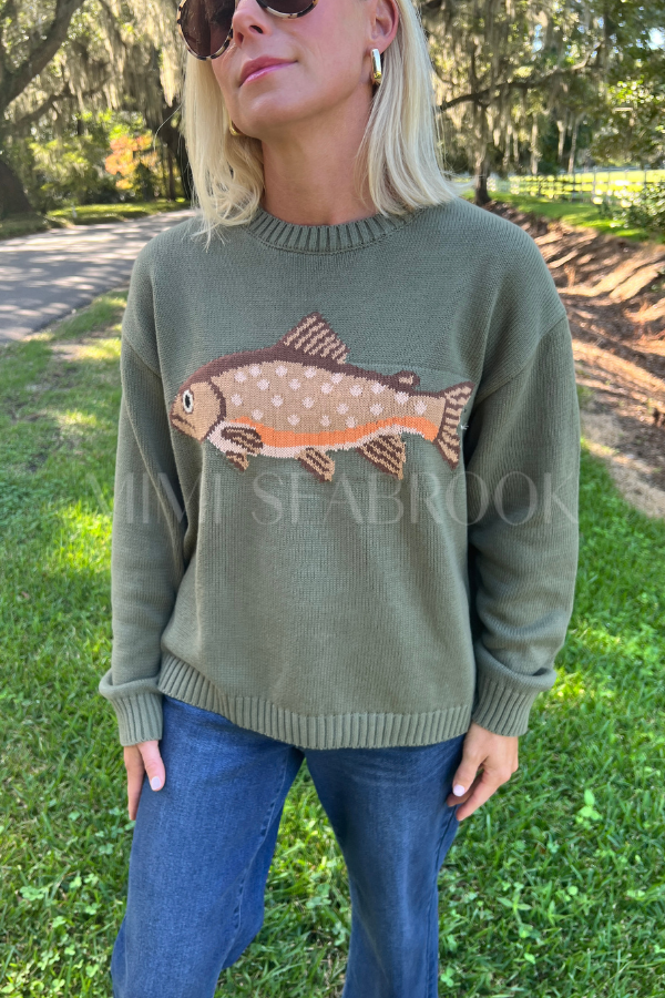 Ellington sweater, olive