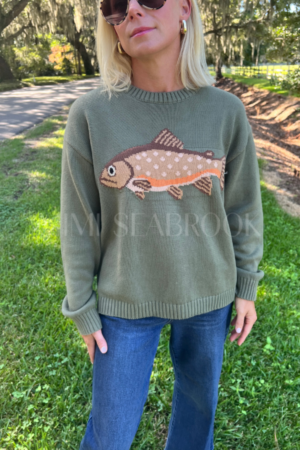 Ellington sweater, olive