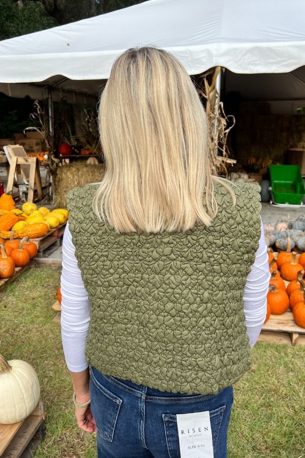 Emery vest, olive