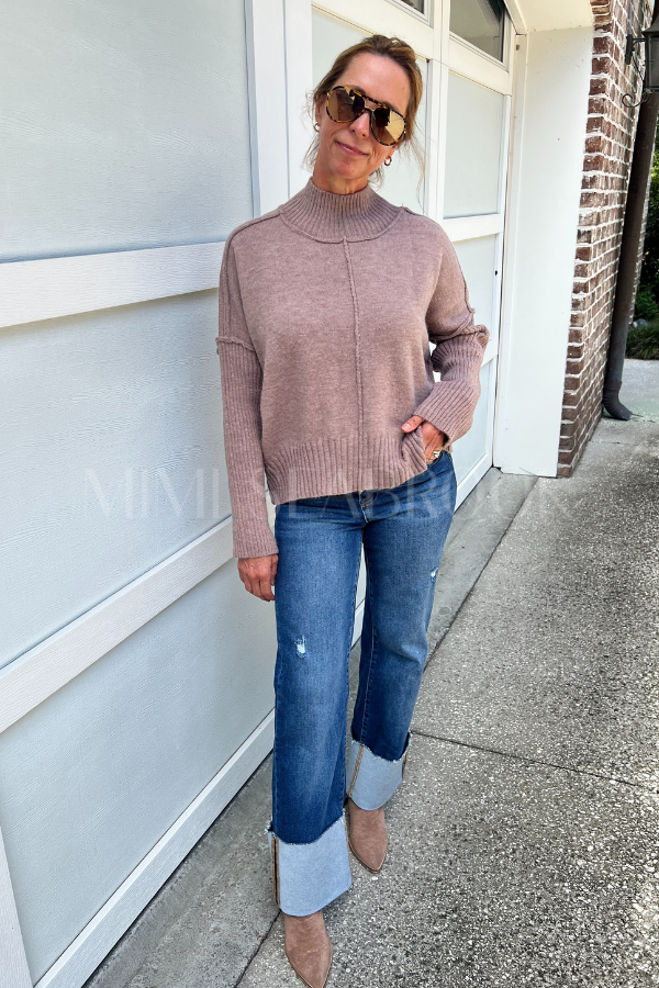 Emmeline sweater, mocha