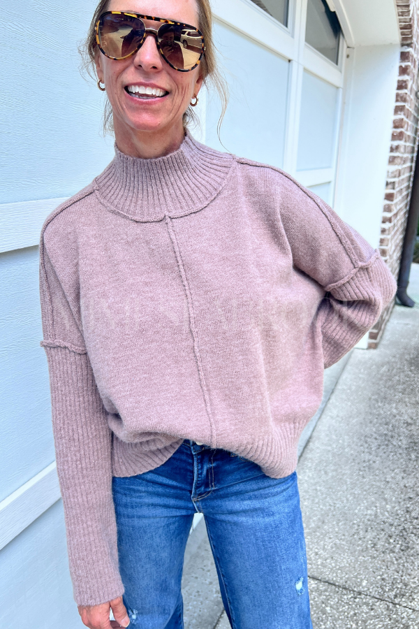 Emmeline sweater, mocha