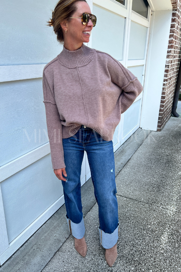 Emmeline sweater, mocha
