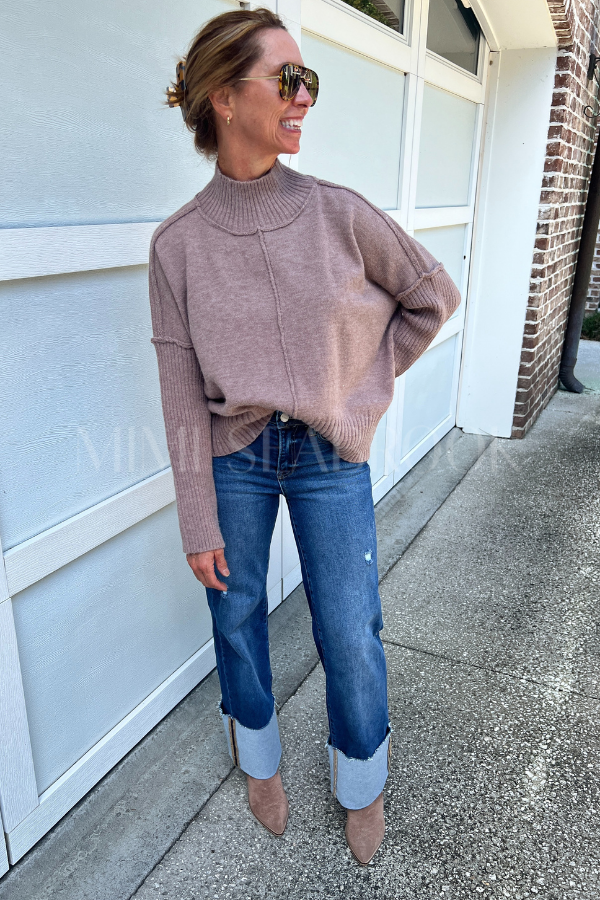 Emmeline sweater, mocha