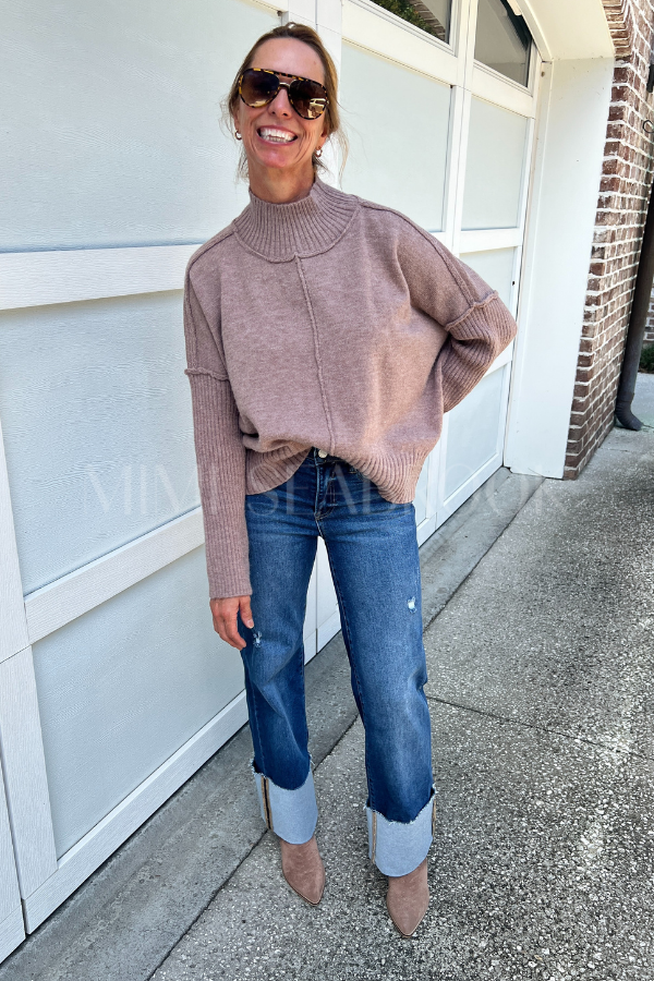 Emmeline sweater, mocha