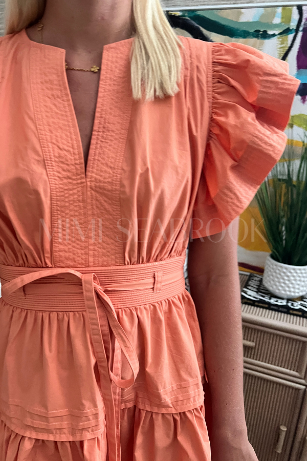 Enders dress, orange