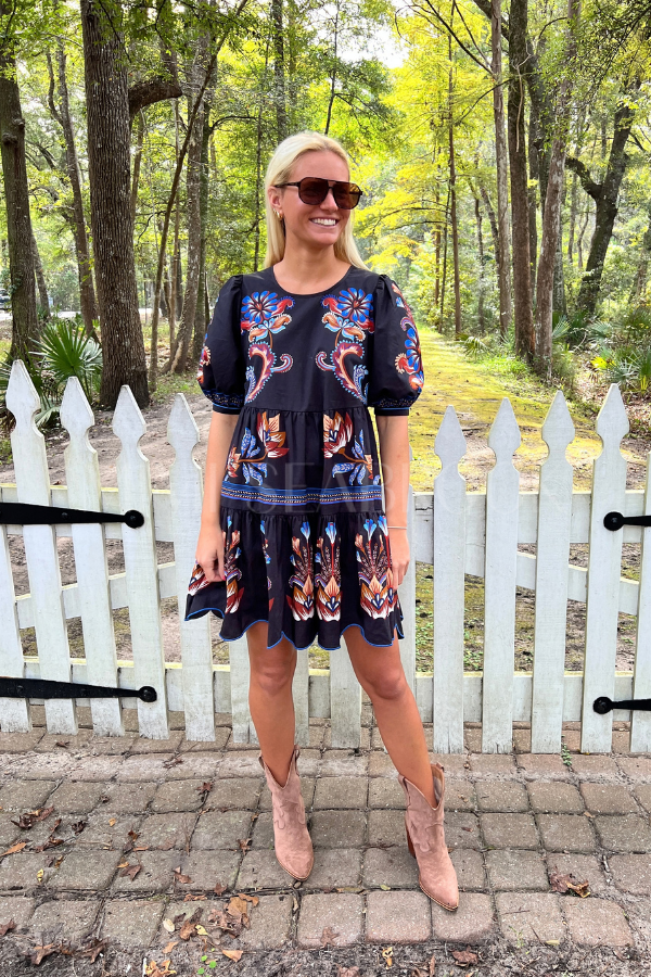 Energy Floral Mini Dress by Farm Rio