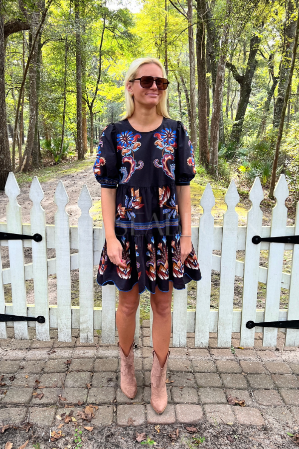 Energy Floral Mini Dress by Farm Rio