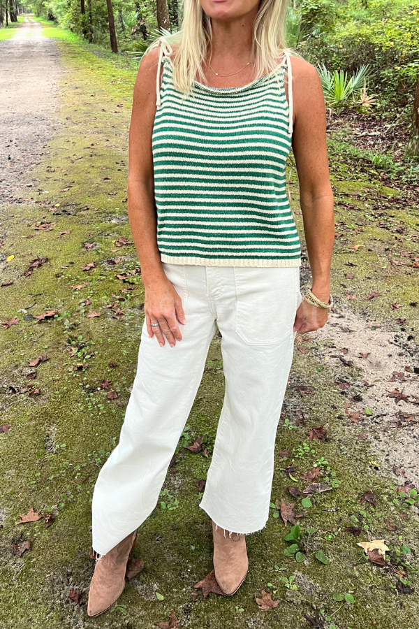 Enid top, green