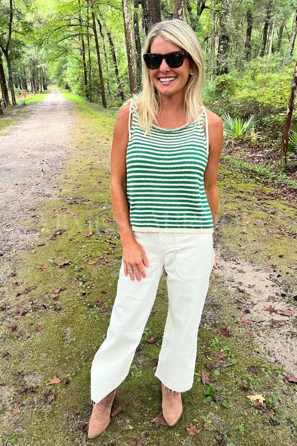 Enid top, green