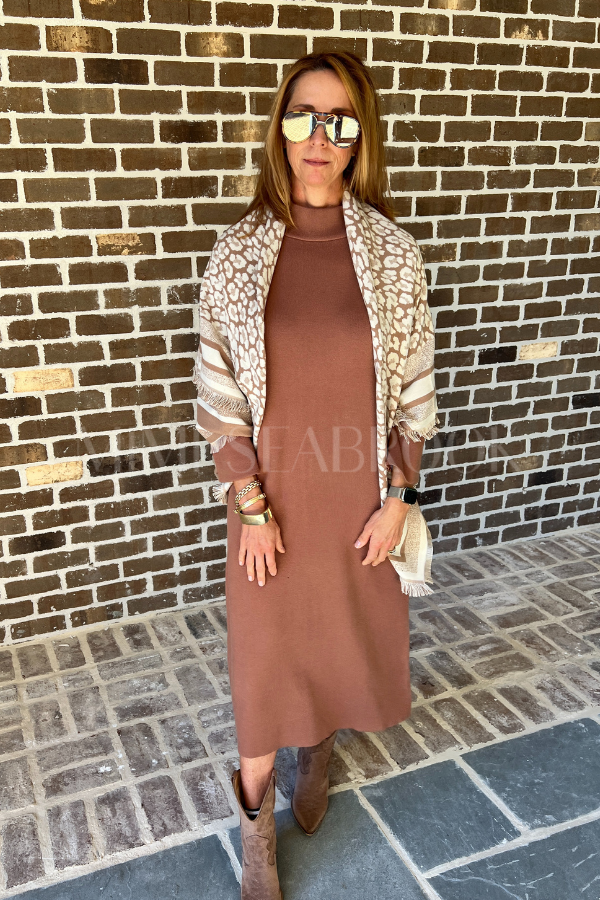 Everlee dress, mocha