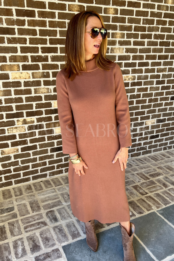 Everlee dress, mocha