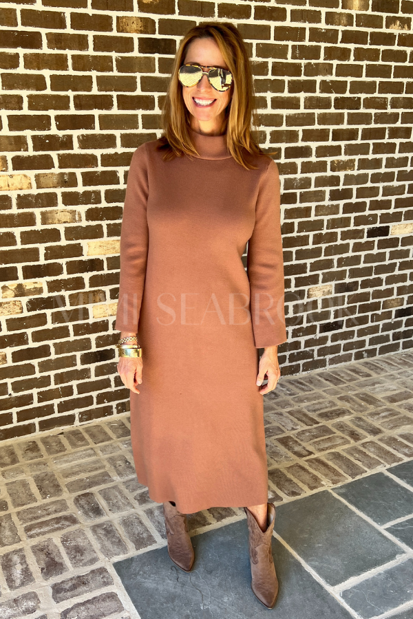 Everlee dress, mocha