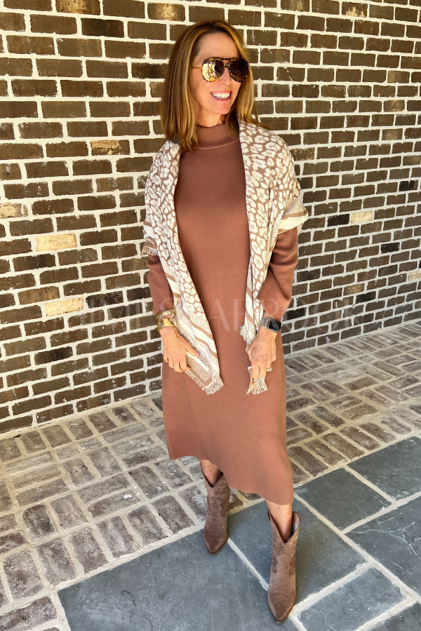 Everlee dress, mocha