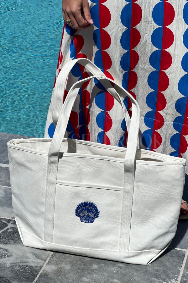Lowcountry Tote Bag by Mimi Seabrook, Shell
