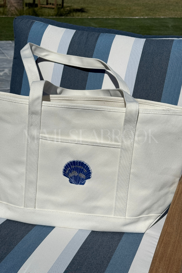 Lowcountry Tote Bag by Mimi Seabrook, Shell
