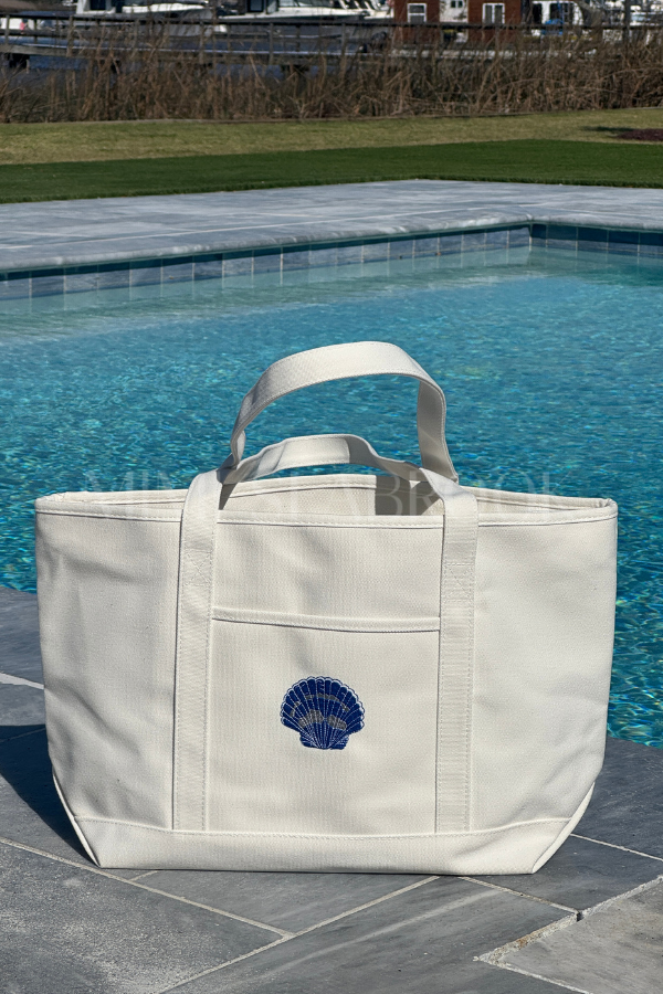 Lowcountry Tote Bag by Mimi Seabrook, Shell