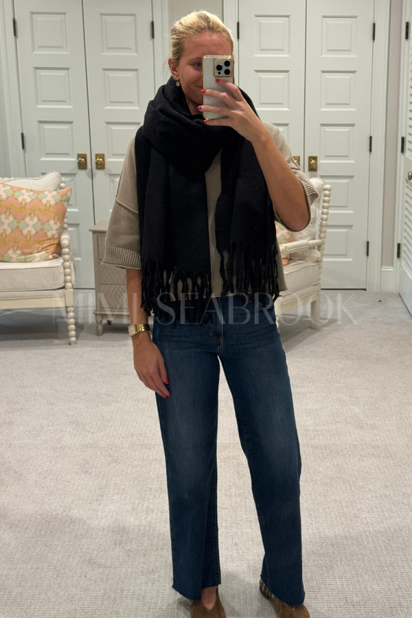 Fable scarf, black