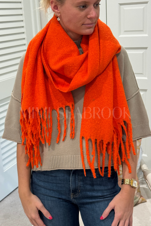 Fable scarf, orange