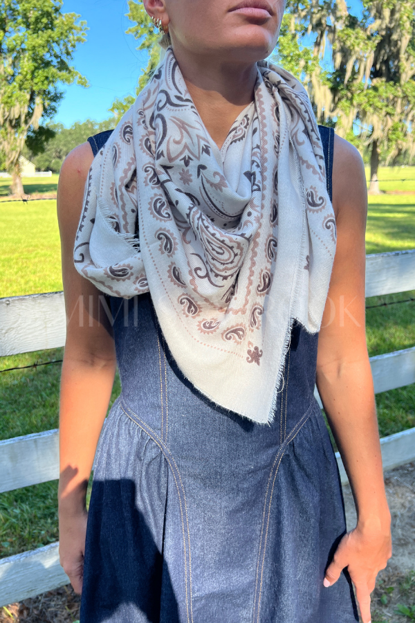 Fallon scarf, beige