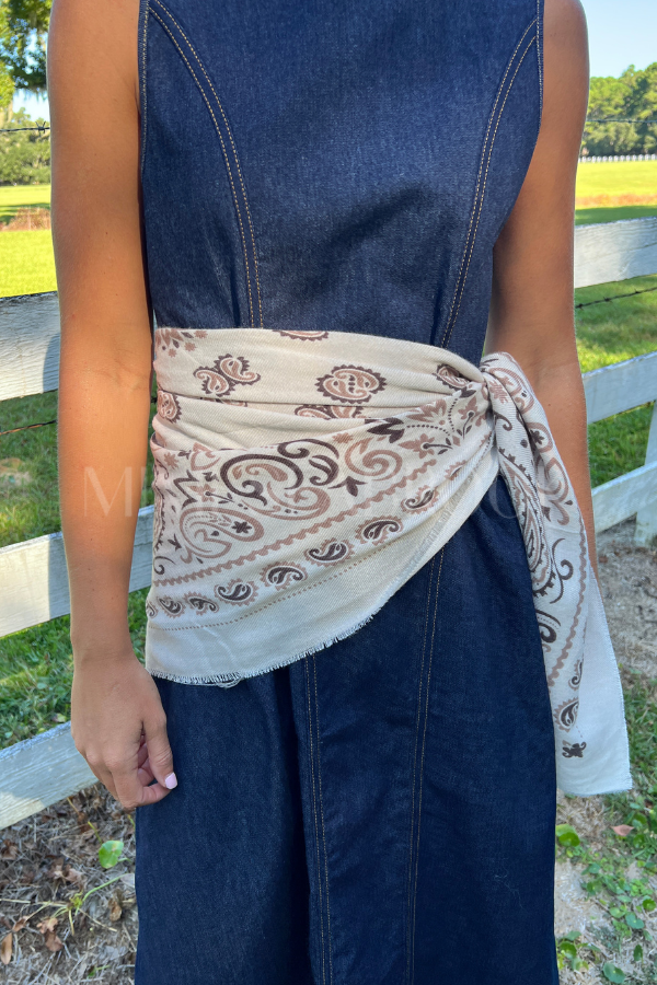 Fallon scarf, beige