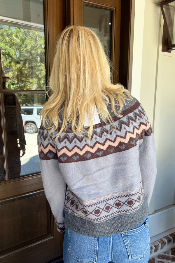 Feldman sweater, grey brown