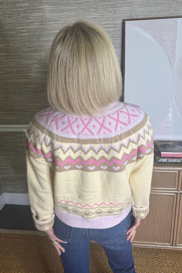 Feldman sweater, light pink