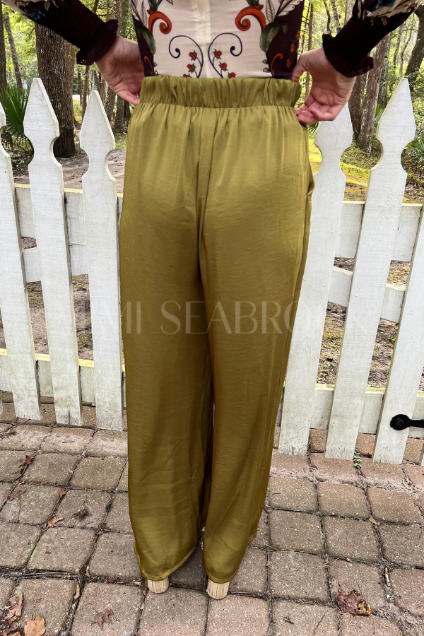 Fendler pants, avocado