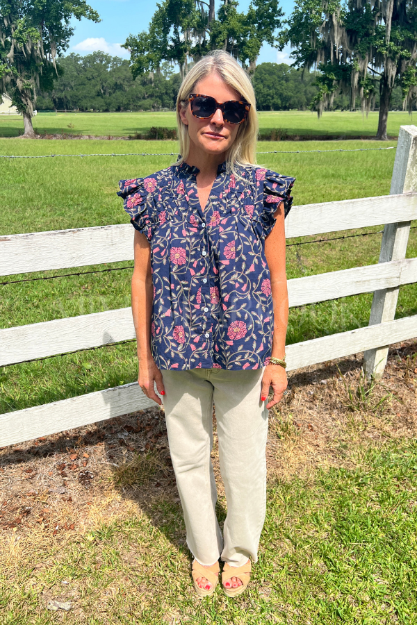 Finis top, navy