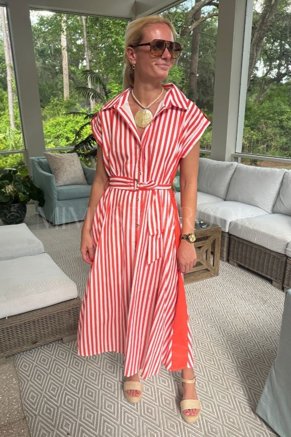Flint dress, orange