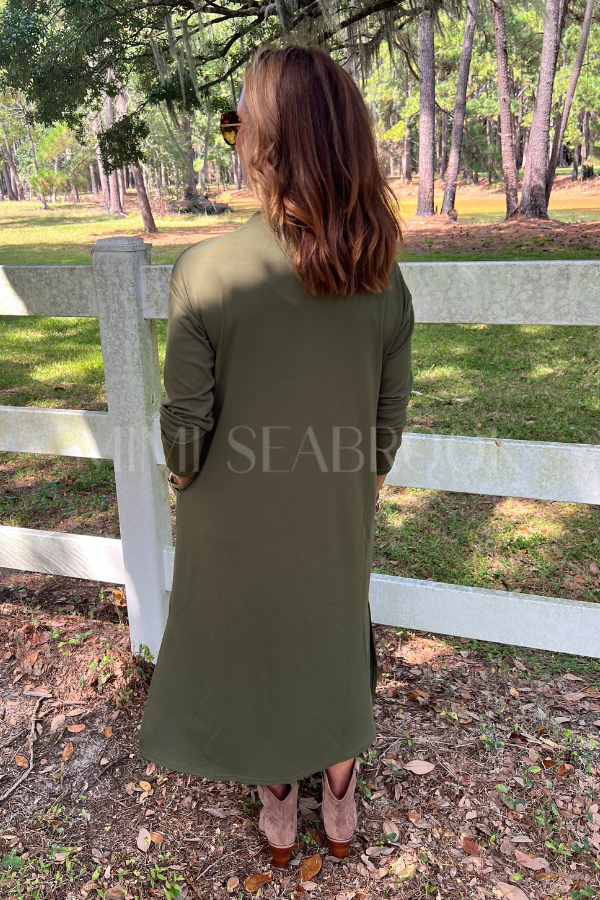Fort dress, olive