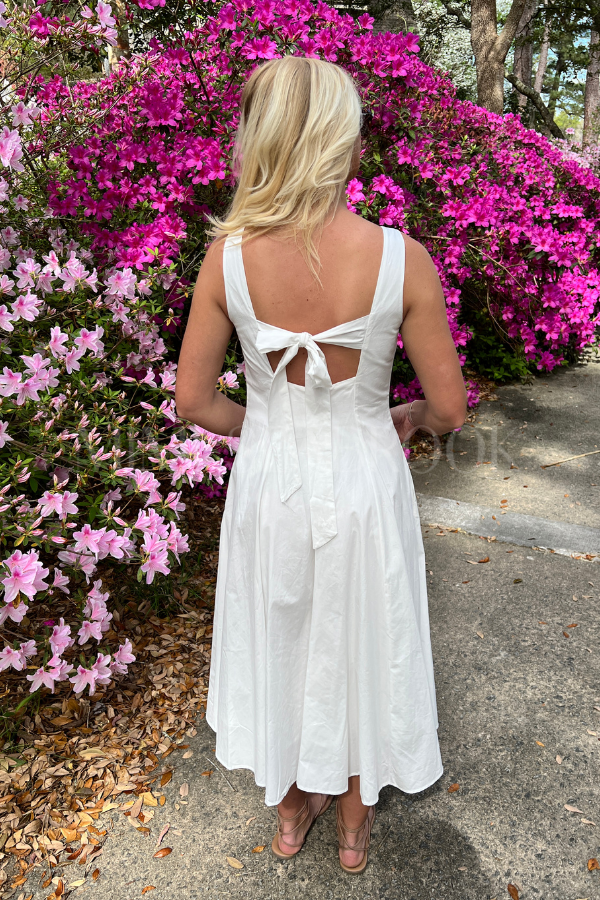 Francie dress,white