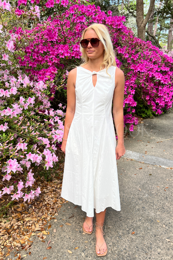 Francie dress,white
