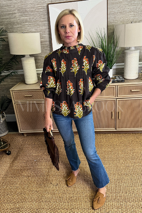 Francy top, chocolate