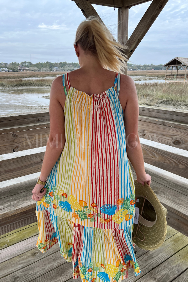 Fruit Stripe Camilla Dress by Sunshine Tienda