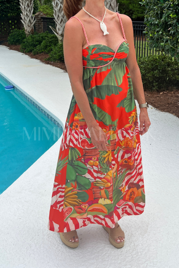 Fruit Trolley Maxi Dress by Farm Rio