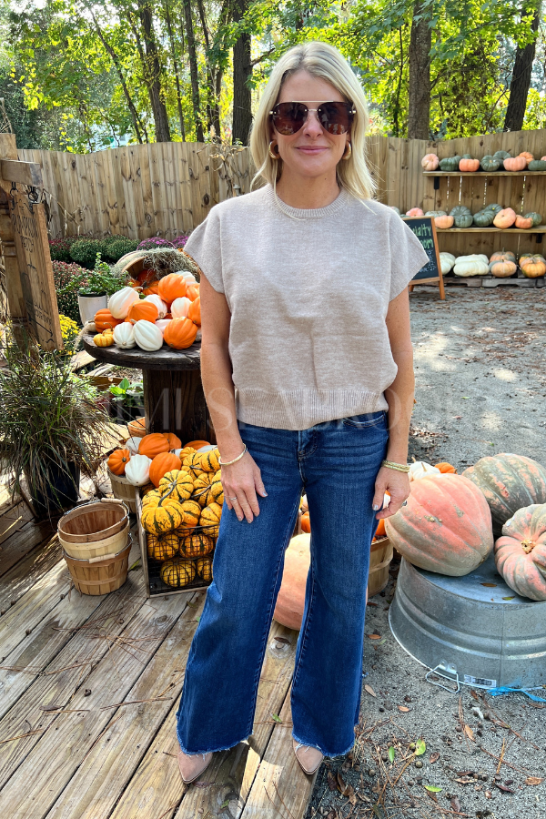 Gaillard sweater, tan