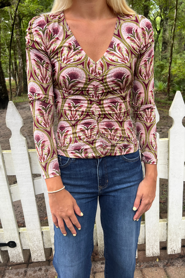 Garden Medal Blouse by Farm Rio