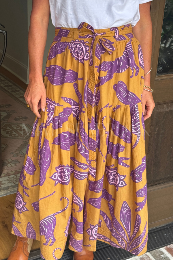 Ginny Skirt, Bengal Toffee by Oliphant