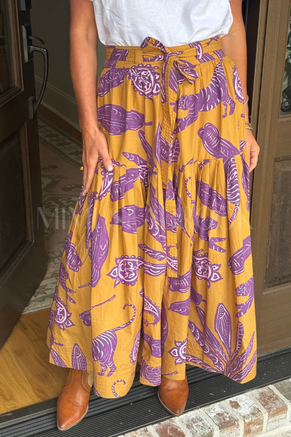 Ginny Skirt, Bengal Toffee by Oliphant