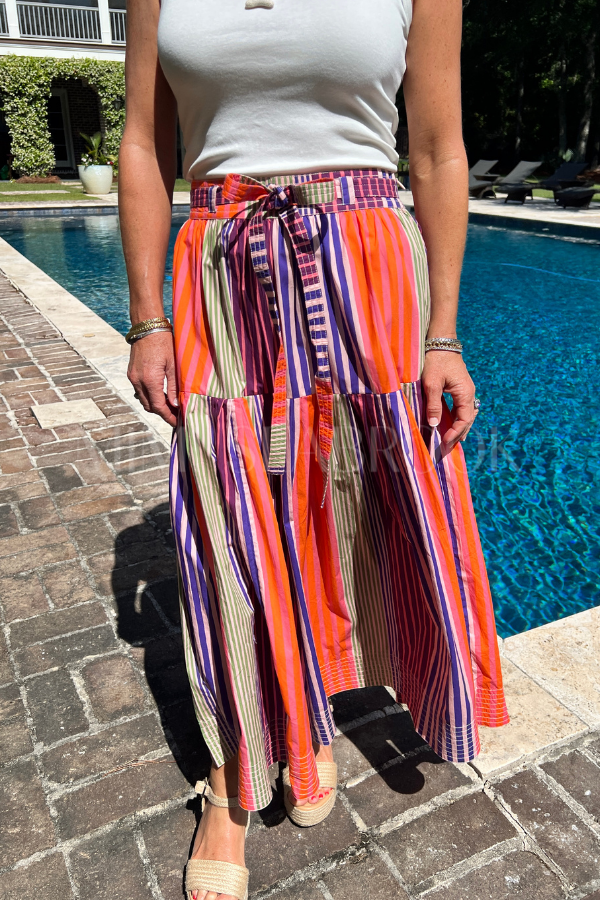 Ginny Skirt, Wolcott Multi by Oliphant