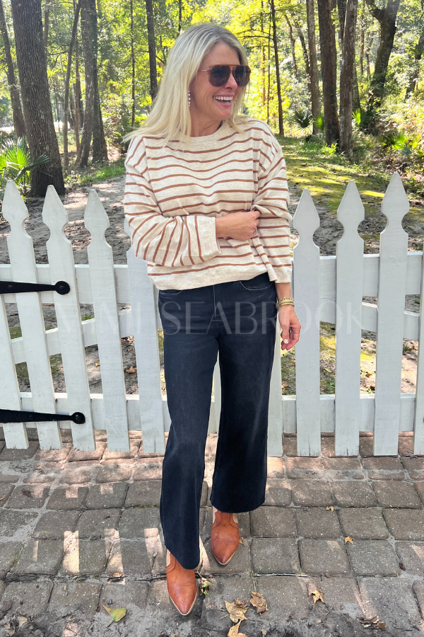 Ginny sweater, oatmeal/camel