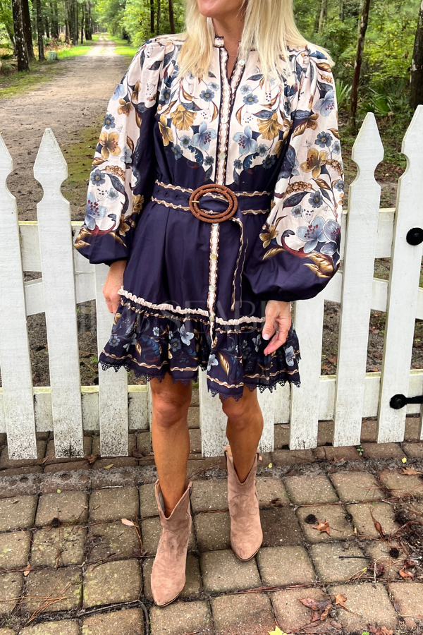 Golden Nature Mini Dress by Farm Rio