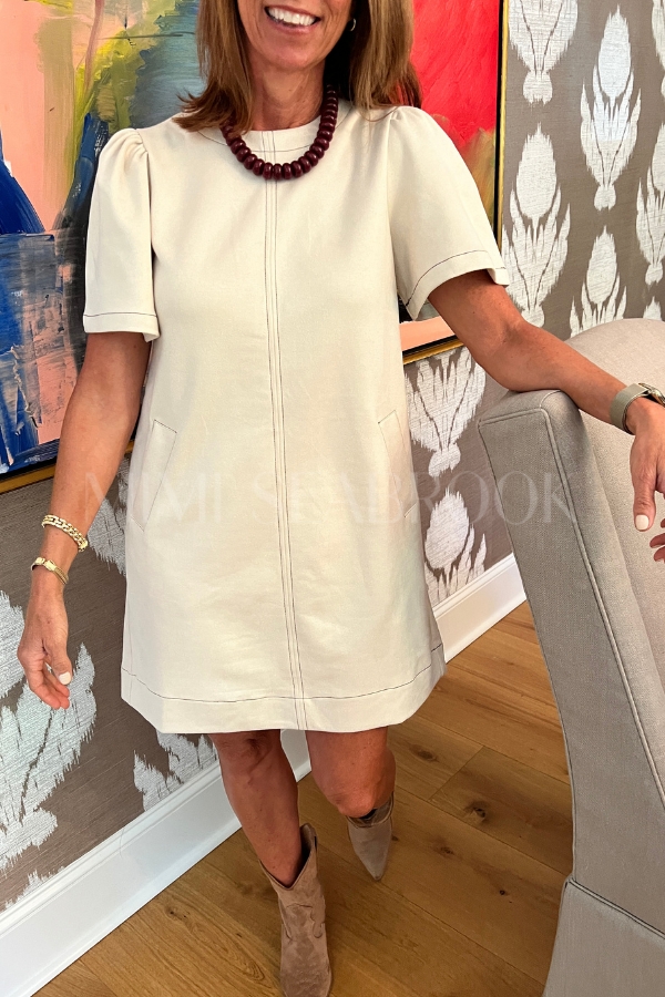 Gordon dress, cream