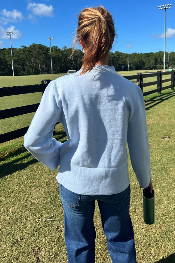 Greta sweater, baby blue