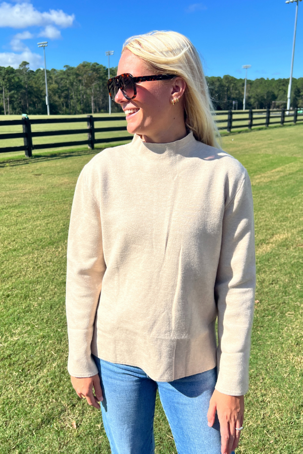 Greta sweater, oatmeal