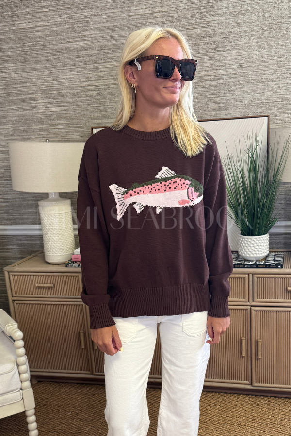 Gretchen sweater, chocolate
