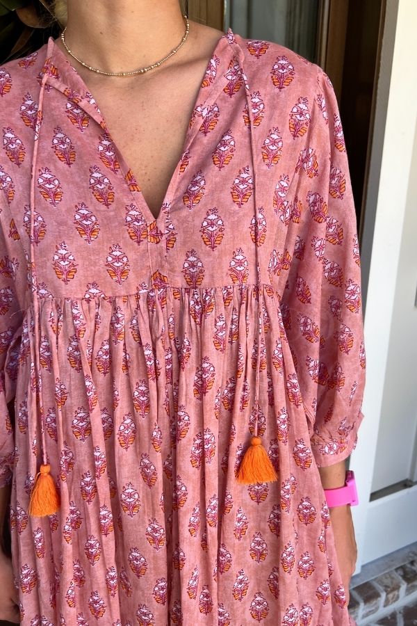 Gunter dress, peach