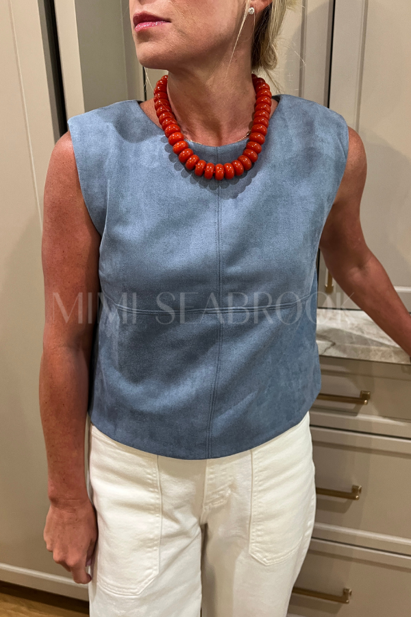 Guthrie top, blue